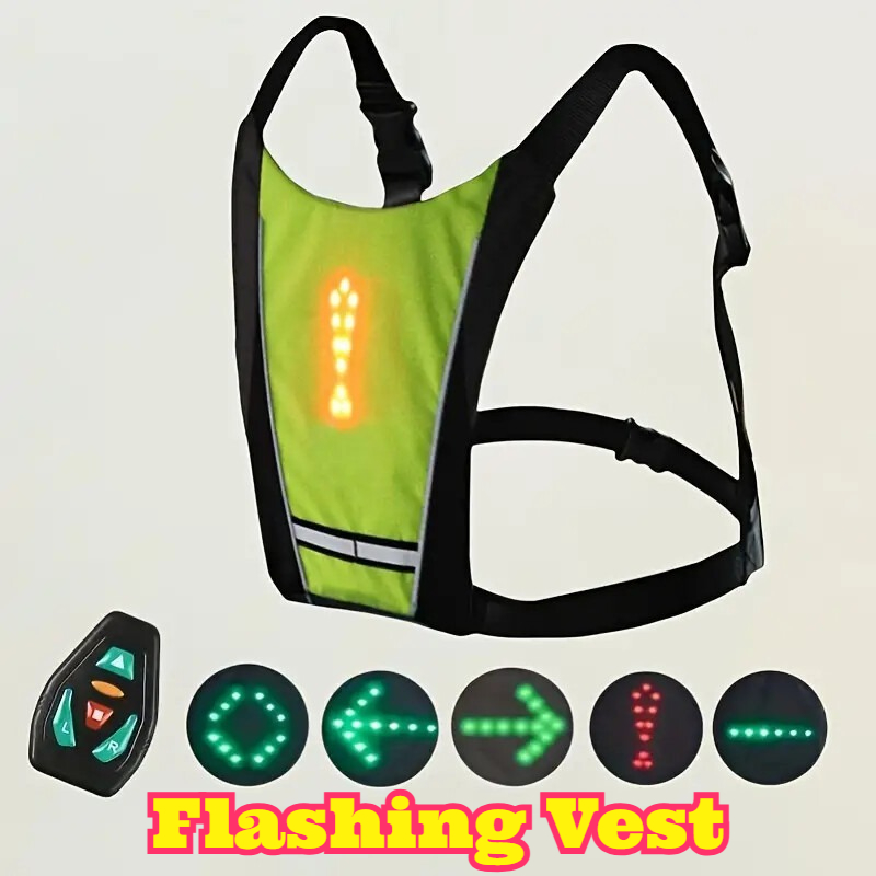 Running Visibility Gear - Colete de Segurança com Controle Remoto
