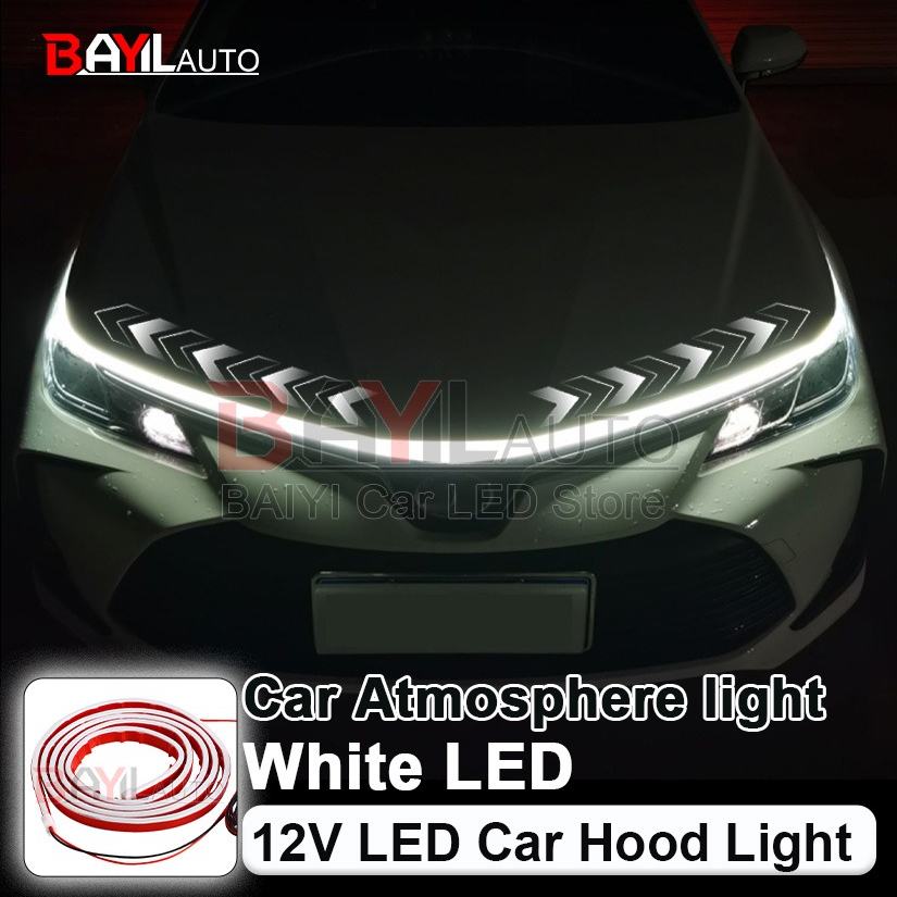 Running Headlamp Led - Faixa de luz branca para capô