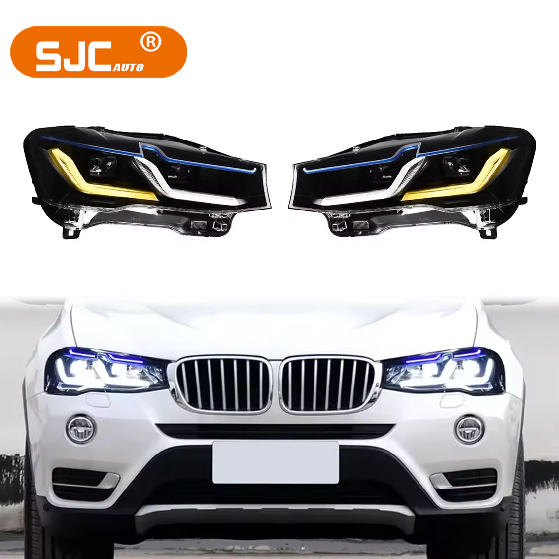 Running Headlamp Led - Faróis dianteiros para BMW F25 X3