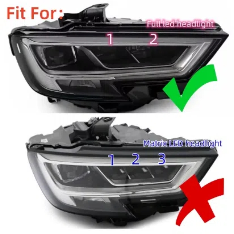 Novo para audi a3 s3 luzes diu - Running Headlamp Led avaliação e preço