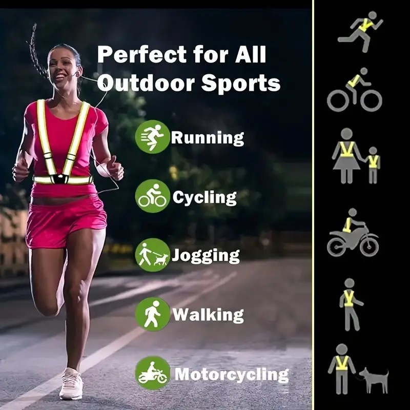 Colete reflexivo equipamento d - Running Visibility Gear avaliação e preço