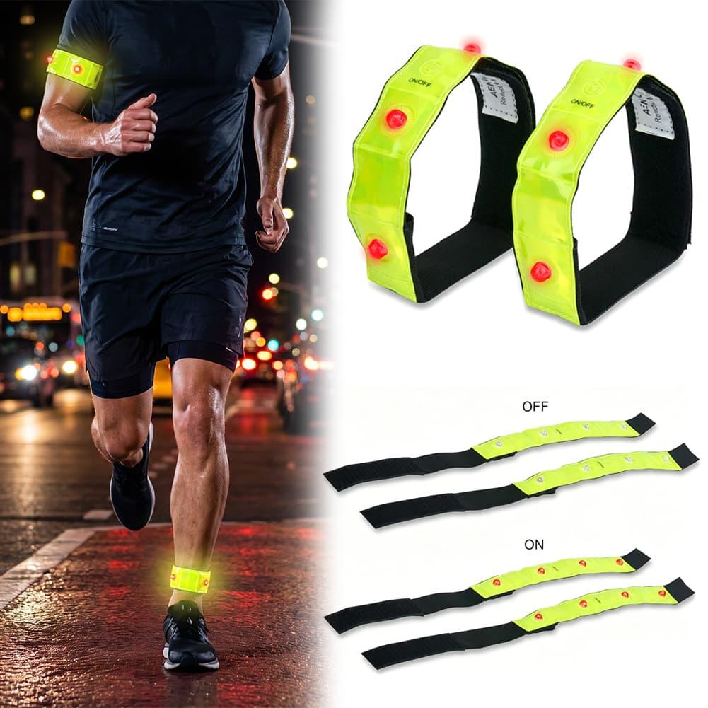 Braçadeira refletiva de led co - Running Visibility Gear avaliação e preço